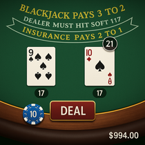 FatPirate - Blackjack Table Game - Strategic Play